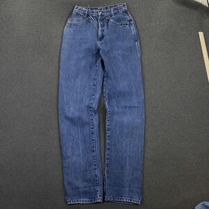 Vintage Rockies Jeans Womens Juniors 11 Blue High Rise Mom Relaxed Denim Western